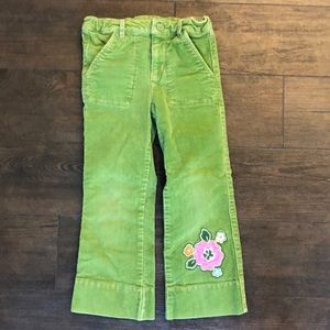 Hartstrings Green Corduroy Pants - Size 5